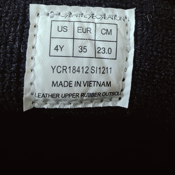 NWOT Creative Recreation Geno Hi-Top Sneaker, Black, Size 4Y - Picture 11 of 11